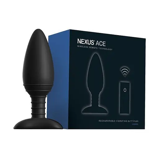 Анальна пробка Nexus Ace Large 14 см (чорний) - фото 2