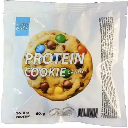 Протеїнове печиво Craft Whey Protein Cookie 60 грам, Candy