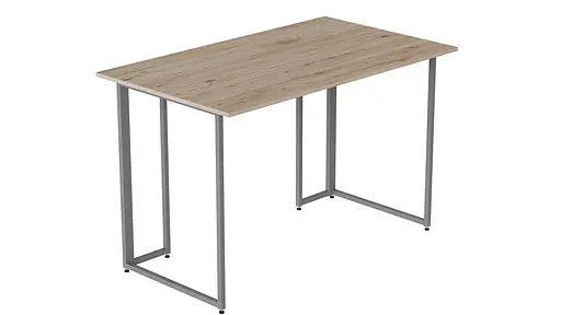 Компьютерный стол Ferrum-decor Ханна 75x100x70 серый ДСП Дуб Сан-Марино 16мм (FRD-101424)