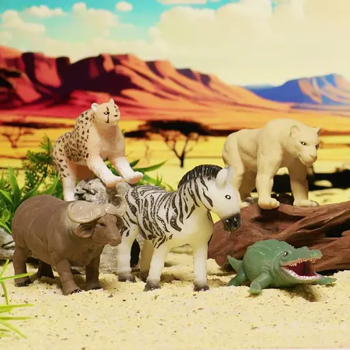 Стретч-іграшка сюрприз Вартові савани Sbabam 101/CN24 у вигляді тварини - фото 3