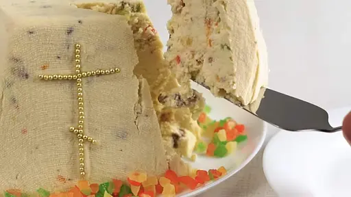 Форма великодня металева для сирної паски (мини) 0.3 кг, Metalworkshop Сірий 84573 - фото 9