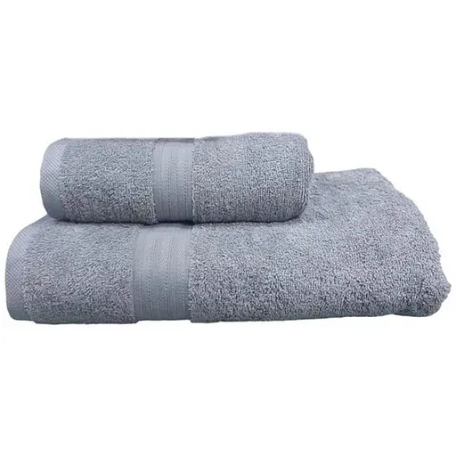 Набір рушників Soho Abba Grey бавовна 2 шт. (50*90+70*140см Abba Grey)