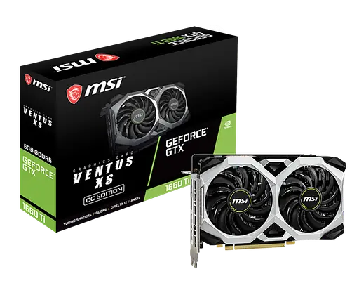 Відеокарта MSI GeForce GTX 1660 Ti VENTUS XS 6G OC