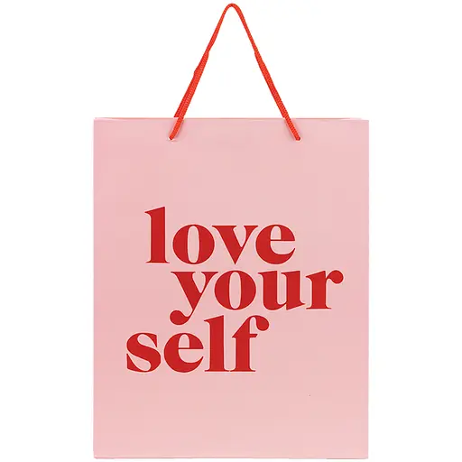Набор подарочных пакетов Axent Love yourself бумажные 26х32 см 5 шт. (8502-29-A) - фото 2