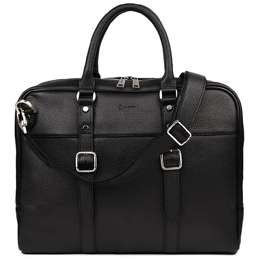 Деловая мужская сумка с ручками TARWA 30х39х10 см sum0028410 - фото 5