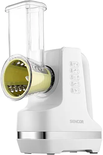 Sencor Мультирізка стаціонарна, 150Вт, 5 насадок, білий - фото 5