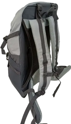 Спортивный трекинговый рюкзак с дождевиком 25L ASCE серый Adventuridge sum0028834 - фото 6