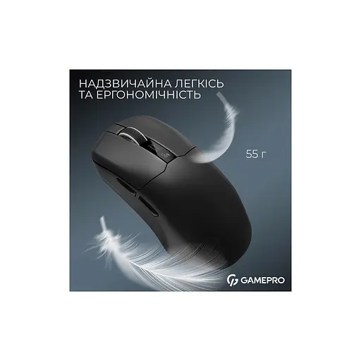 Мышка GamePro Asgard Thor Wireless/Bluetooth/USB Black (GM023B) - фото 6