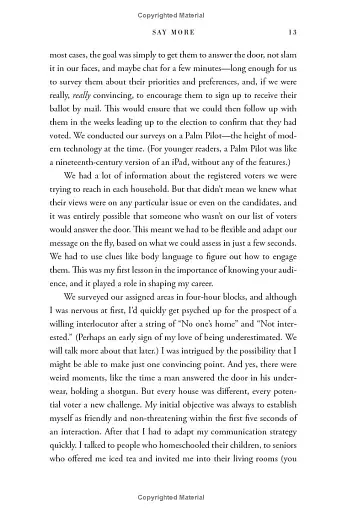 Say More: Lessons from Work, the White House, and the World - фото 7