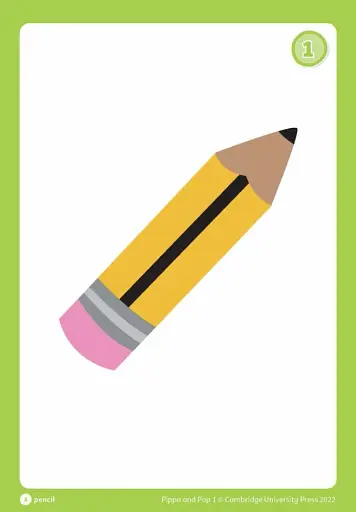 Pippa and Pop. Level 1. Flashcards British English - фото 9