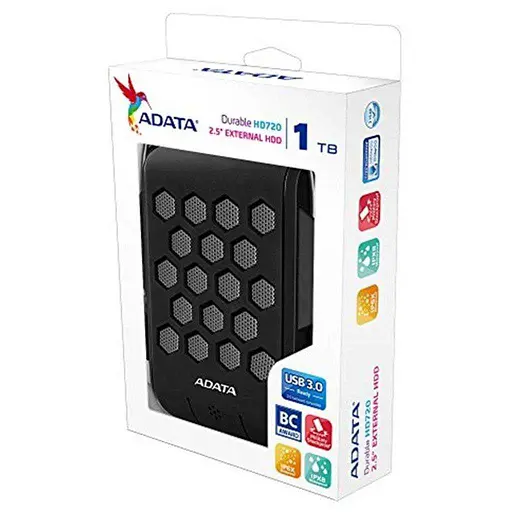 Зовнішній жорсткий диск Adata 2TB (AHD720-2TU31-CBK) - фото 5