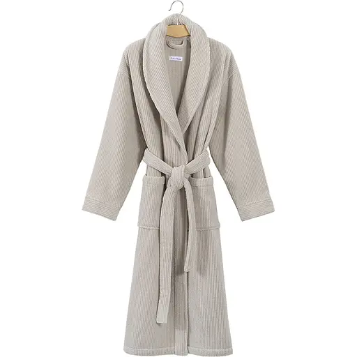 Халат Lotus Home Bold New махровый XL бежевый (svt-2000022347921) - фото 2