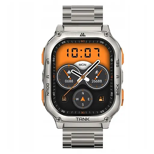 Смарт-годинник KOSPET Tank M3 ULTRA SE SILVER (6974958251071) - фото 2