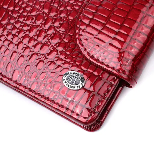 Кожаный женский кошелек ST Leather 10х11.5х1 см acs0029401 - фото 5