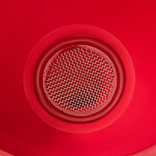 Лейка сливная воронка Ø 8.8 см пластиковая с ситом, Kitchette Красный 85905 - фото 4