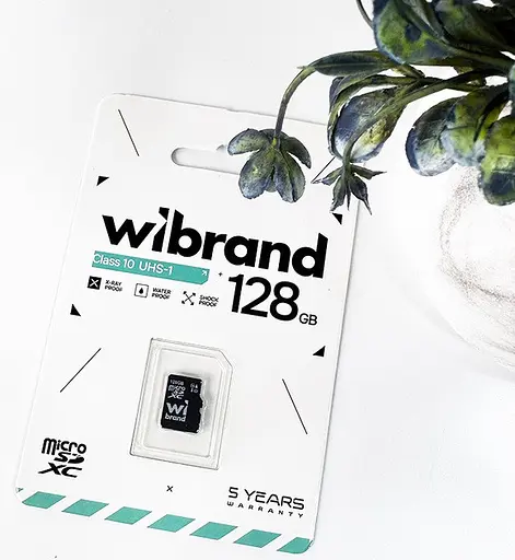 Карта памяти Wibrand 128Gb microSDXC (UHS-1) class 10 (WICDHU1/128GB) - фото 5