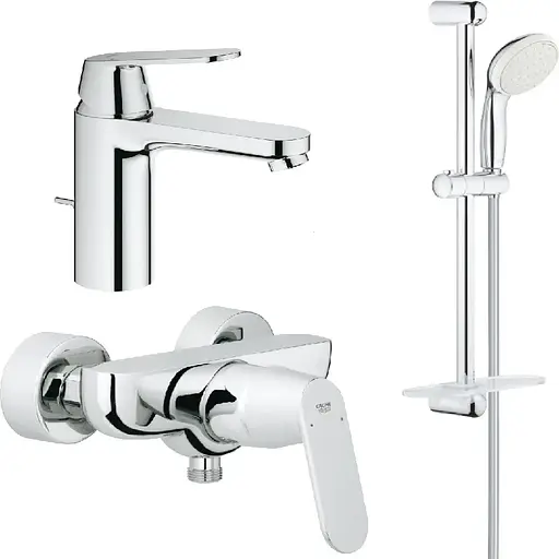 Набір змішувачів для душу S-size Grohe EX Eurosmart Cosmopolitan 126114M Хром - фото 1