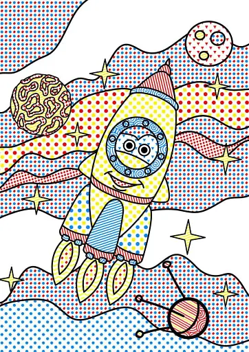 Чарівні водяні розмальовки. Космос - фото 3