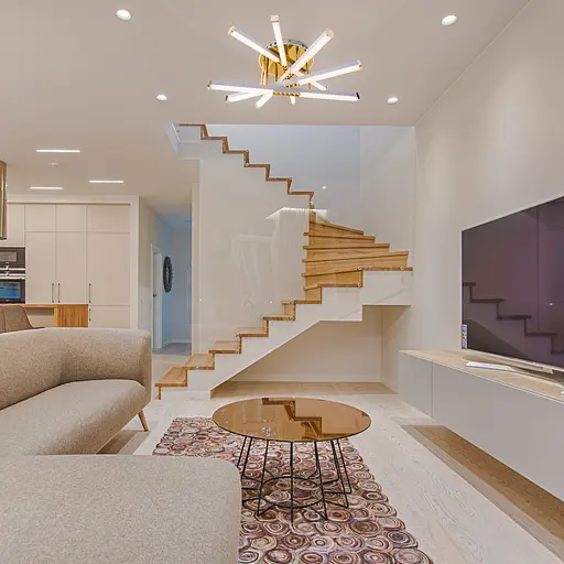 Люстра светодиодная акриловая Sirius B YH839/5 WT+GD 65W - фото 7