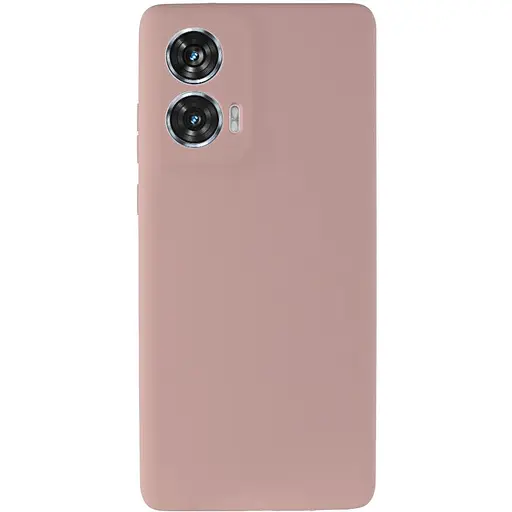 Чохол Silicone Cover Lakshmi Full Camera AA для Motorola Edge 50 Рожевий / Pink Sand - фото 2