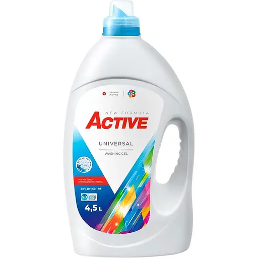 Гель для прання Active Universal з ароматом свіжості 4.5 л