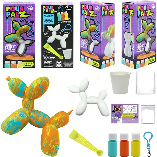 Набор для творчества ToyMonster Pour Palz Брелок Balloon Dog в ассортименте (GS-G18194) - фото 2