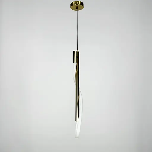 Латунний підвіс з гнучкою LED стрічкою у 2-х розмірах Line.F Довжина 60 см - фото 9