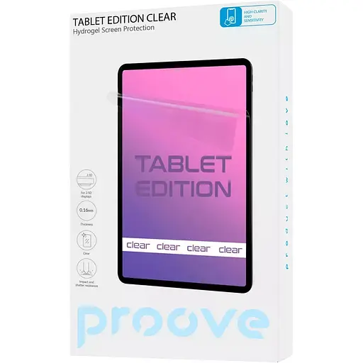 Защитная пленка гидрогелевая Proove Hydrogel Screen Protection Tablet 11" Size L Gloss [61198]