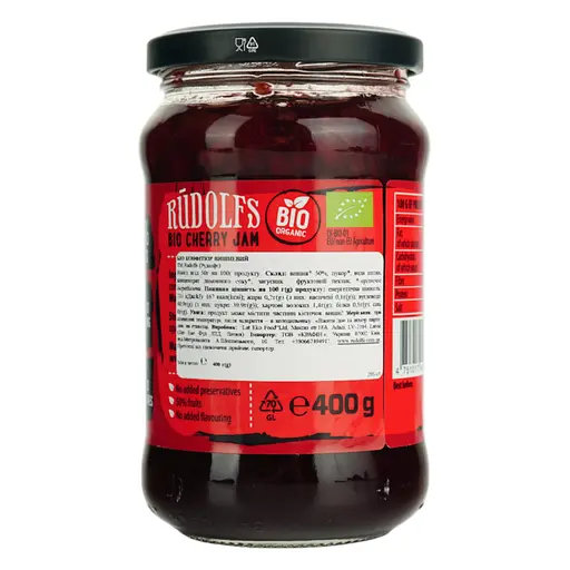 Конфитюр Rudolfs вишневый 400 г - фото 4