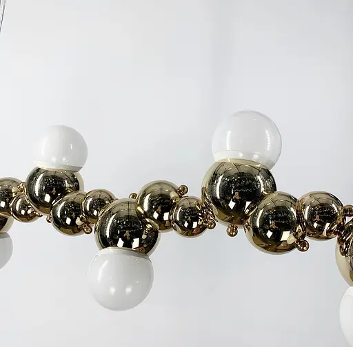 Bubble в золотом каркасе Line.F Длина 100 см - фото 5