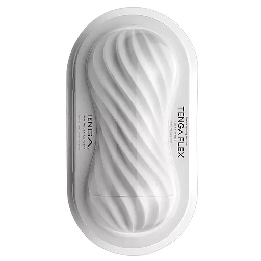 Мастурбатор Tenga Flex Silky White білий - фото 5