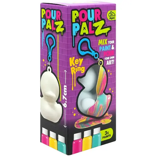 Набор для творчества ToyMonster Флюид Арт Брелок Утенок в ассортименте (GS-G26262) - фото 7