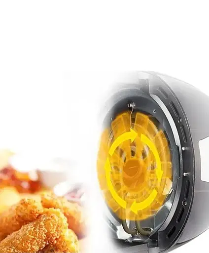 Аэрофритюрница безмасляная Zepline ZP-142 на 8л электрическая с сенсорным управлением 3500Вт - фото 4