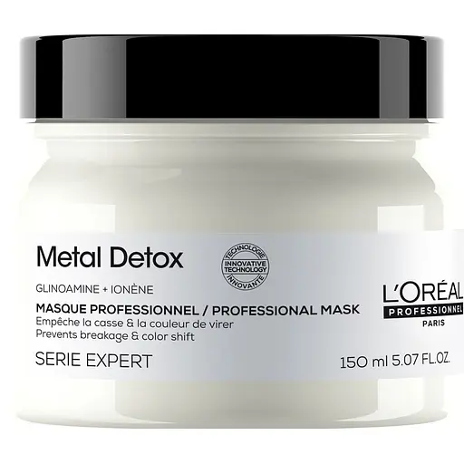Маска L'Oreal Professionnel Serie Expert Metal Detox для уменьшения ломкости и нежелательного изменения цвета 150 мл - фото 1