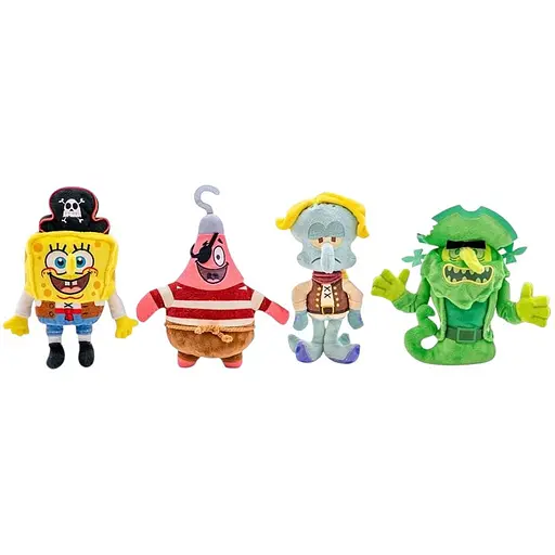 М'яка іграшка Sponge Bob Губка Боб у кіно у пошуках квадратних штанів Сквідвард (FR73120/73107) - фото 2