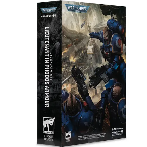 Фигурка Warhammer 40K Lieutenant in Phobos Armour - Ultramarines - 7in (Вархамер 40К) - фото 9