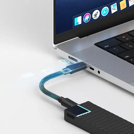 Кабель Hagibis UC4T USB-C to USB-C Cable 0.10m [145378] - фото 3