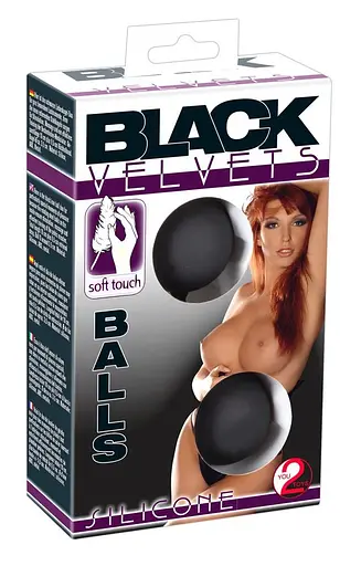Вагінальні кульки You2Toys Black Velvets, 19.5 см, чорний - фото 3