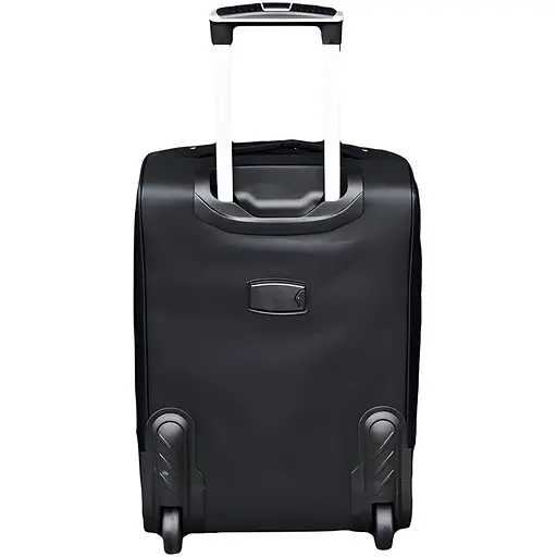 Набір тканинних валіз 3в1 з кодовим замком і телескопічною ручкою чорний (M90-3) - фото 3