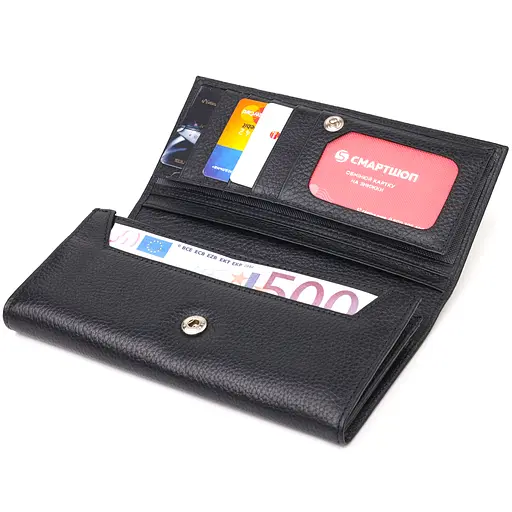 Кожаный женский кошелек Canpellini 19.2х10.2х2.5 см acs0025081 - фото 3