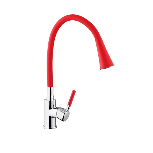 Смеситель для кухни Kroner KRM Kuche - C132RED Красный - фото 4