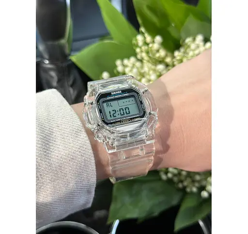 Женские наручные спортивные часы Skmei 1999 (Белый) - фото 8