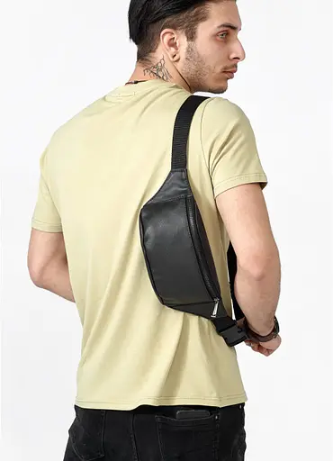 Чоловіча поясна сумка бананка Sambag 30,5х14 см 000148030 - фото 3