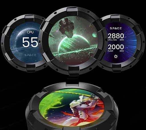 СВО ID-Cooling Space LCD SL360 XE (SL360 XE) - фото 9