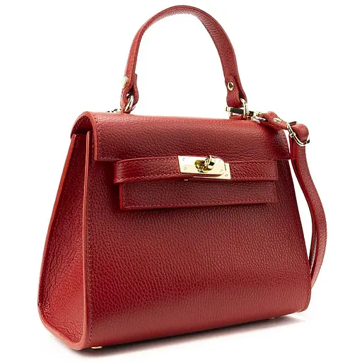 Небольшая классическая кожаная сумочка Firenze Italy F-IT-9866R