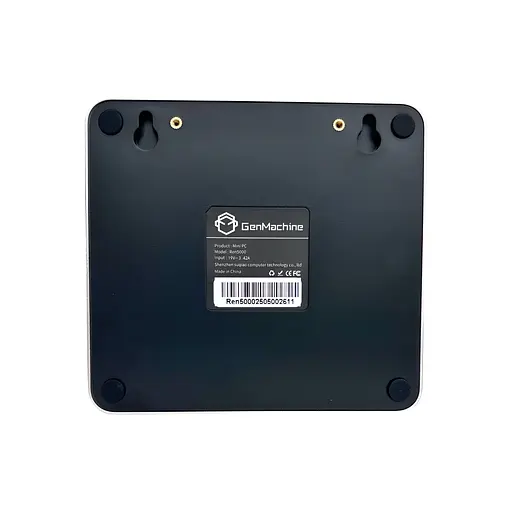 Міні-Пк GenMachine Ren 5000 / Ryzen 7 5825U / RAM 32GB / SSD 512GB / LAN / Wi-Fi / Bluetooth / Windows 11 Pro / Cірий - фото 6