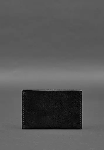 Кожаная обложка-органайзер для документов 6.2 черный краст - фото 7