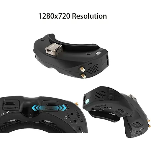 FPV очки Skyzone FPV SKY04O Pro 5.0G Black (SKY04OP5G) [137068] - фото 5