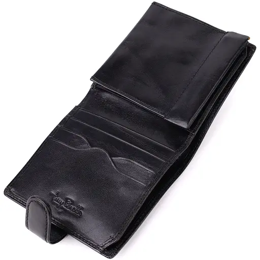 Стильний гаманець унісекс із глянсової натуральної шкіри Tony Perotti 9.6х9.6х2 см acs0032273 - фото 7