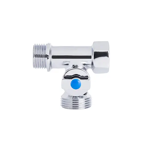 Кран приладовий кульовий SD Plus 1/2"х3/4"х1/2" ЗЗВ SD186W152015 - фото 3